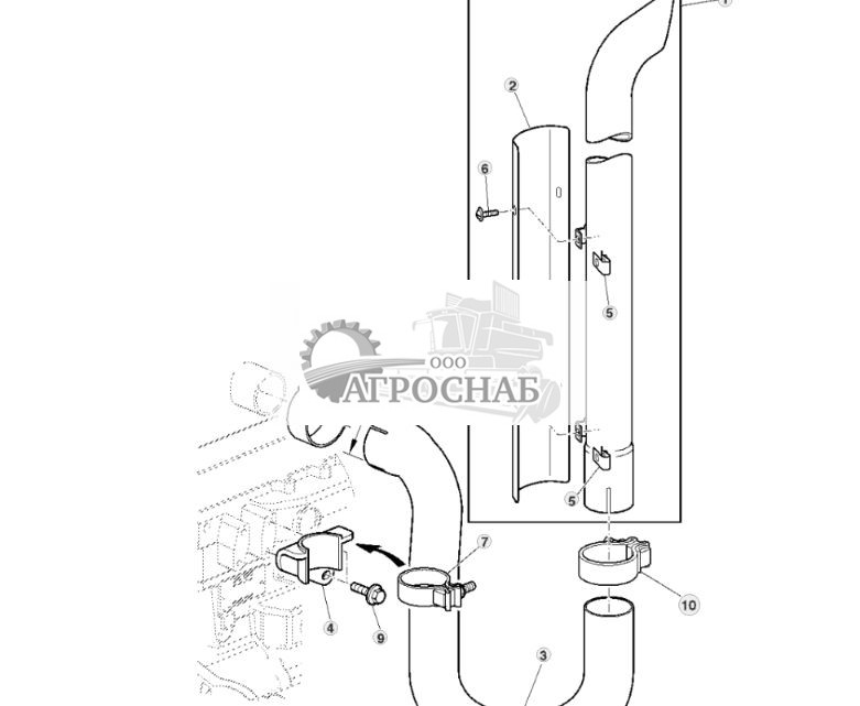 ВЫХЛОПНАЯ СИСТЕМА (ВЕРТИКАЛЬНАЯ) - ST208988 22.jpg